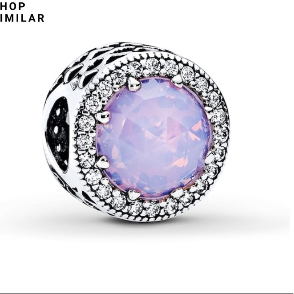 🔮💜PANDORA Charm Radiant Hearts Sterling Silver✨